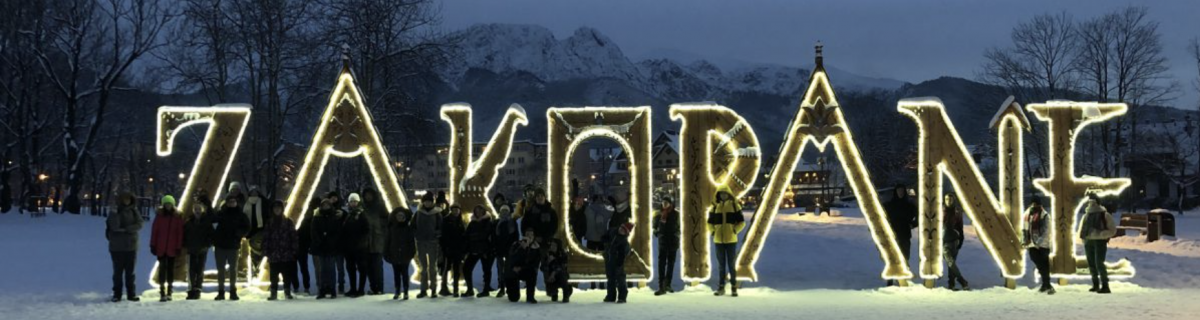 Uczniowie w Zakopanem.